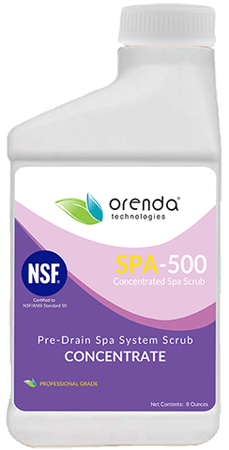 SPA-500 Pre-Drain Spa Scrub | Orenda Products